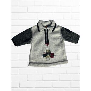 Vintage Peek-A-Babe Long sleeve Baby‎ Boy's Sz 3/6M Fleece Wilderness Camping